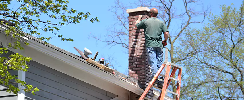 Vinyl and PVC Chimney Flashing Installation in Hawthorne, NJ