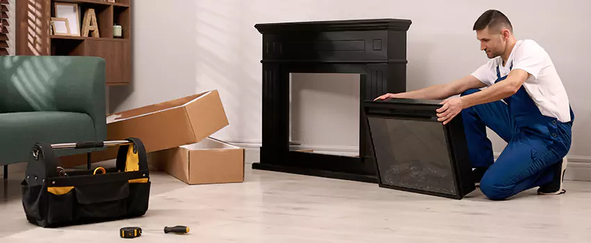 Old Rusted Metal Fireplace Repair And Replacement in Hawthorne, NJ