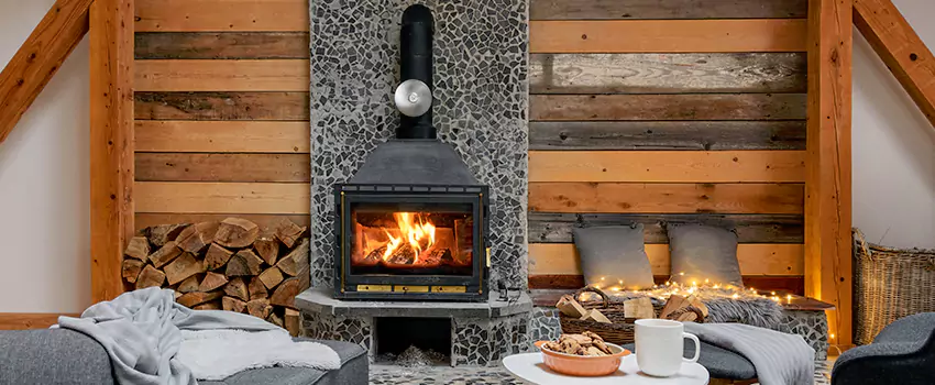 Thelin Hearth Products Direct Vent Gas Stove Fireplace Inspection in Hawthorne, New Jersey
